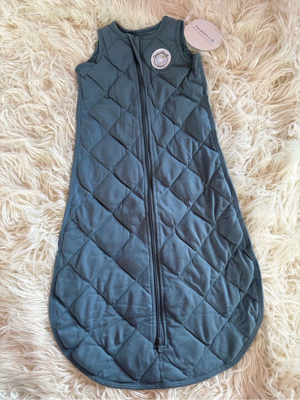 NWT Dreamland Baby Dream Weighted Sleep Sack Ocean Blue Size M 6-12 Months